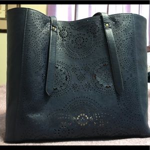 Navy purse